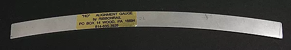 10" Track Alignment Gauges - Curved -- 24" Radius