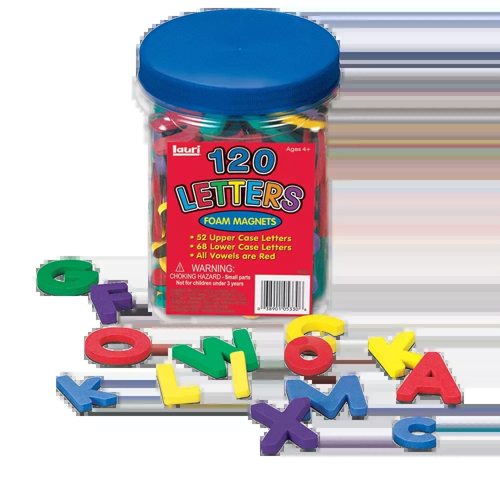 120 Magnetic Foam Letters