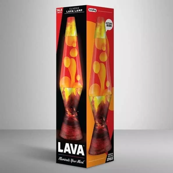 14.5" Erupting Crater Lava Lamp