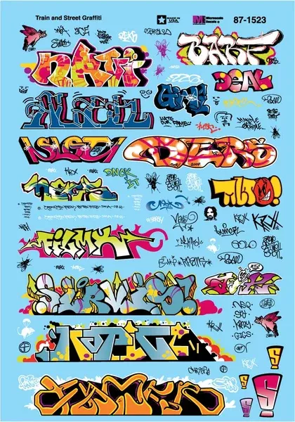 460-871523 - Modern Graffiti (HO Scale)