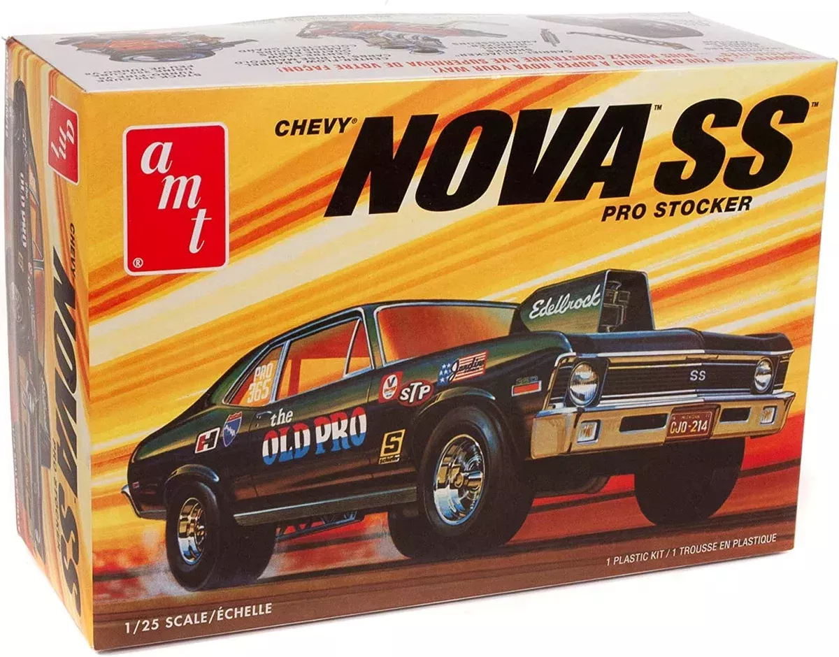 '72 Chevy Nova SS Old Pro (1/25 Scale) Plastic Vehicle Model Kits