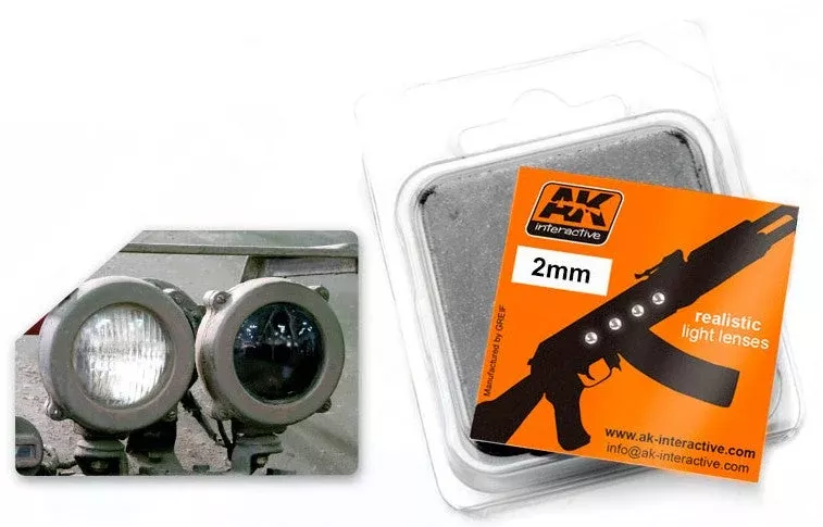 AK Interactive 206 White Light Lenses 2mm (4)