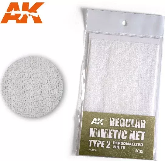 AK Interactive 8063 Camouflage Net Type 2 White