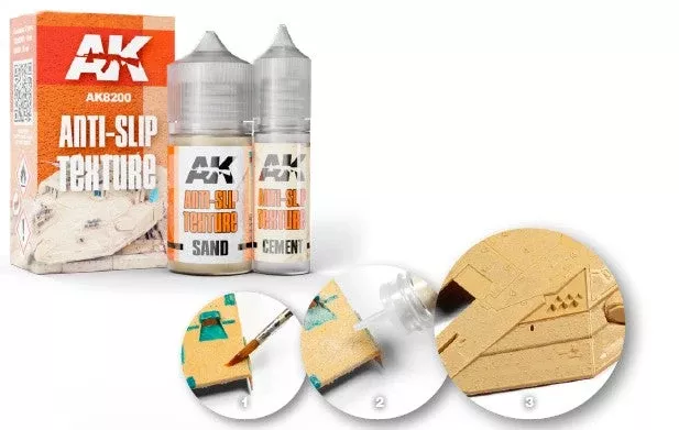 AK Interactive 8200 Anti-Slip 2-Component Texture