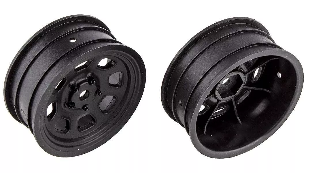 Associated 71096 SR10 Black Front Wheels 1 pair