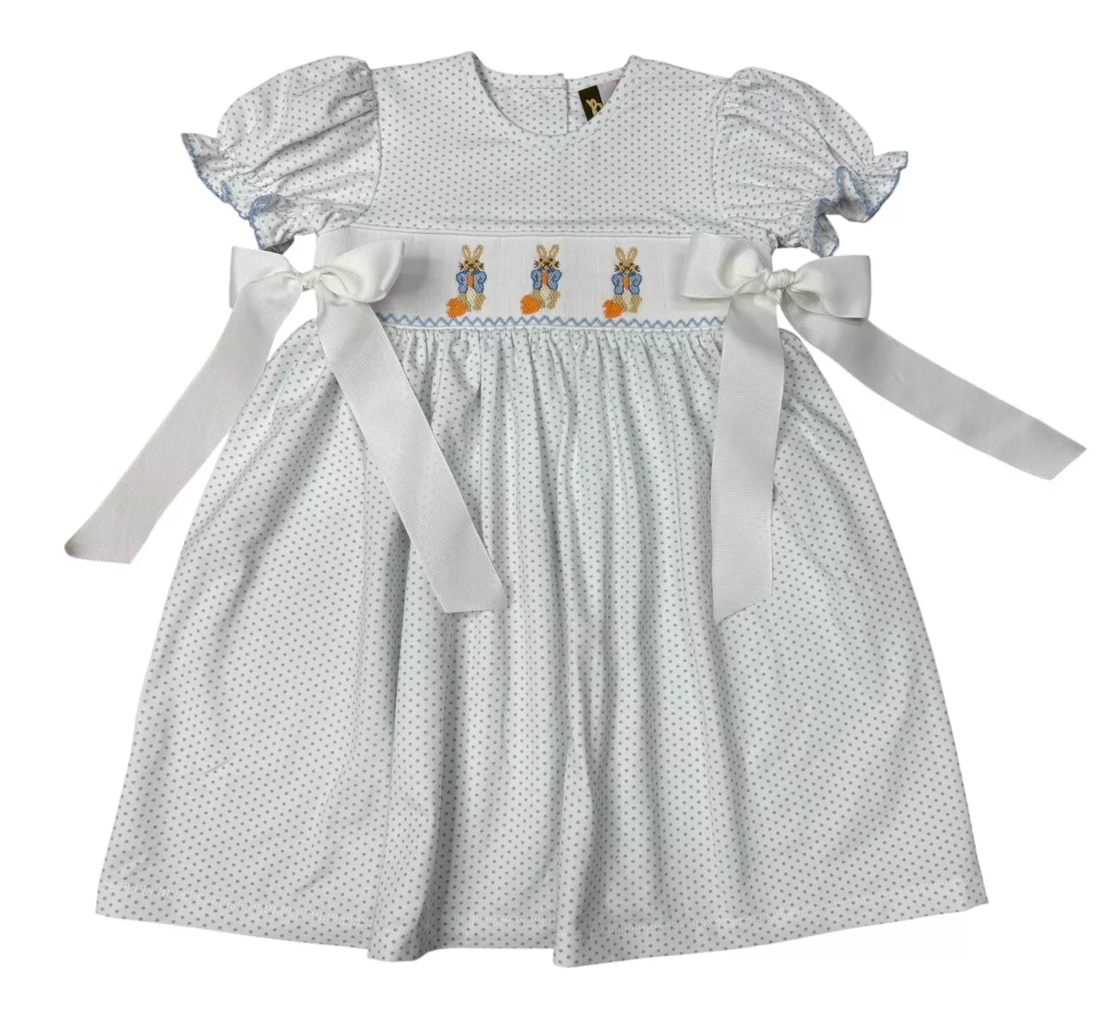 Banana Split Peter Rabbit Smocked Dress