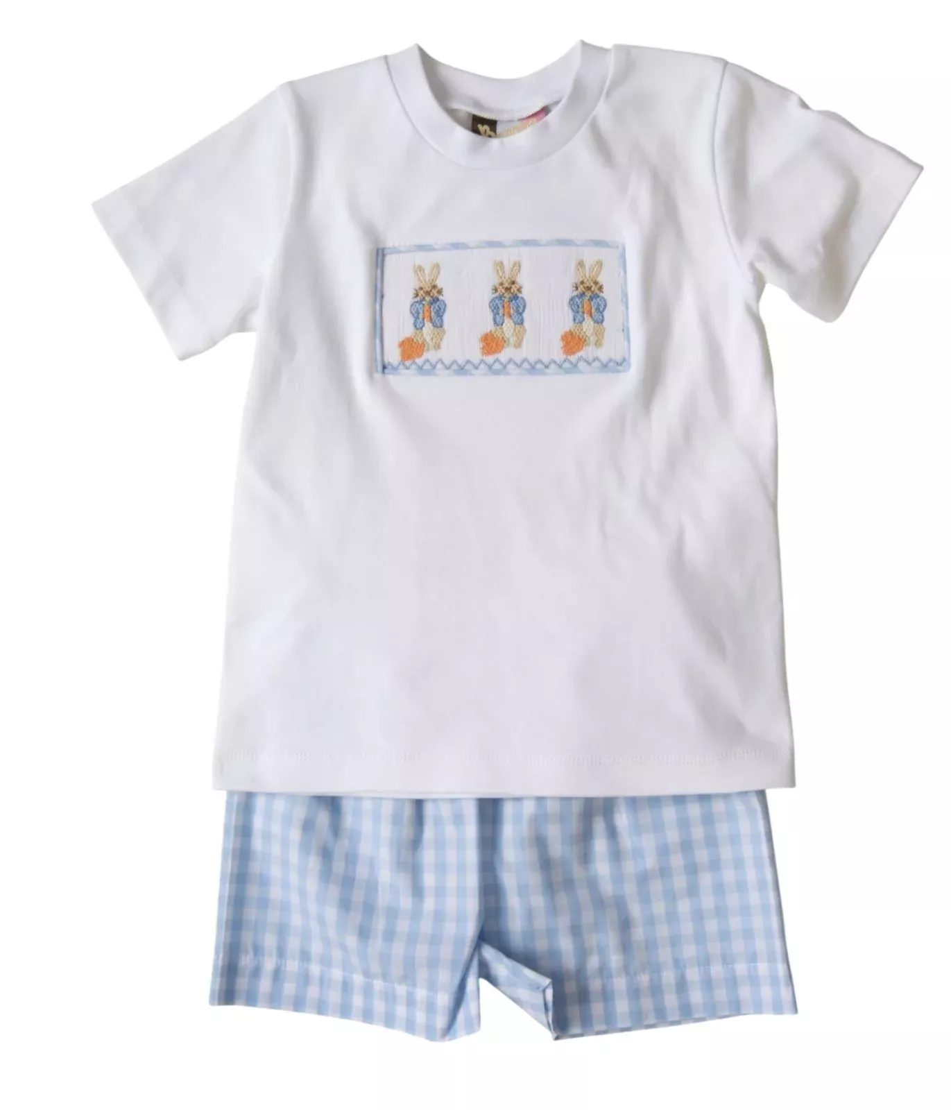 Banana Split Peter Rabbit Smocked T-Shirt & Short Set