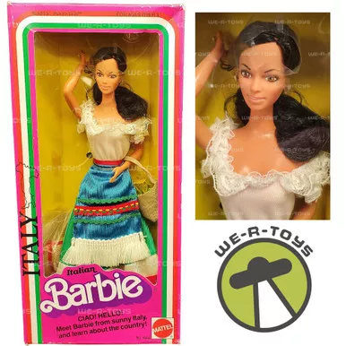 Barbie Italy Famous International Fashion Doll 1979 Mattel No. 1602 NRFB