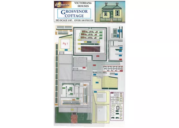 BCM2 - Grosvenor Cottage Kit (HO Scale)