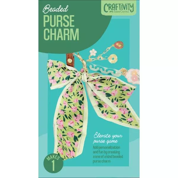 Beaded Purse Charm