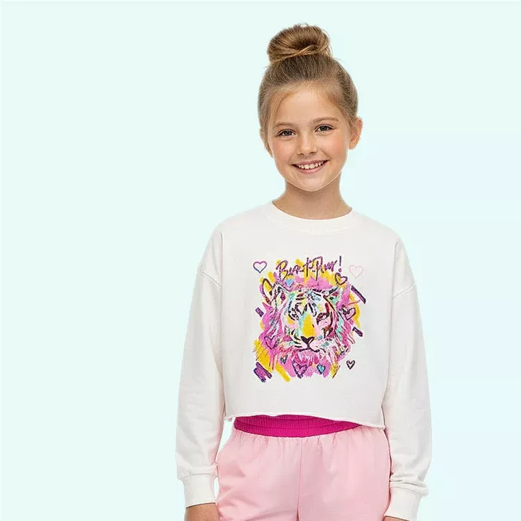 Born to Roar Tiger Custom Art Sweatshirt