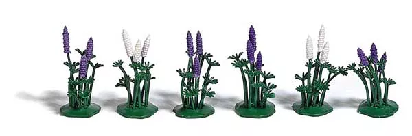 Busch 9792 HO Scale Wild Lupine - Kit -- pkg(8)