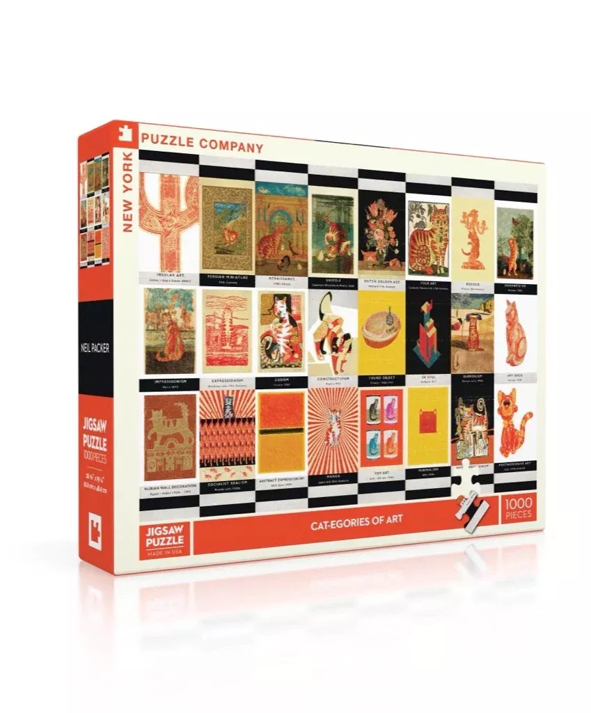 Cat-egories of Art (1000 Piece) Puzzle