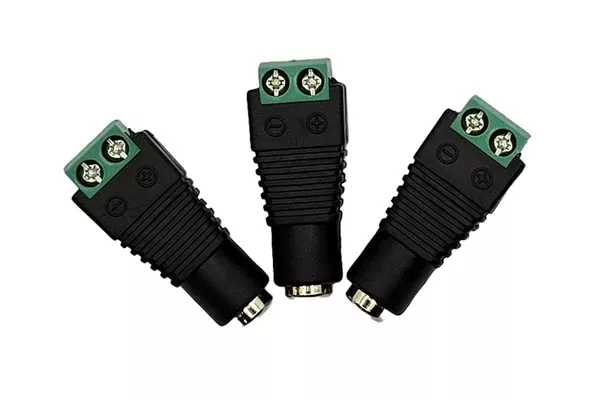 DCC Concepts DCP-CBA.3 - Cobalt Barrel-Plug Adapter (3 Pack)
