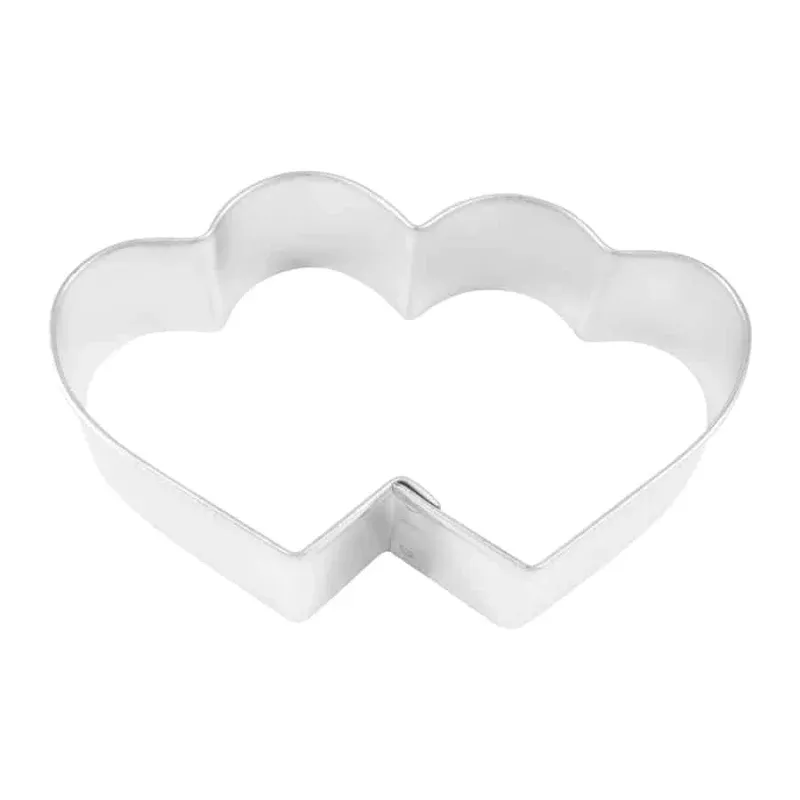 Double Heart Cookie Cutter - 3.5