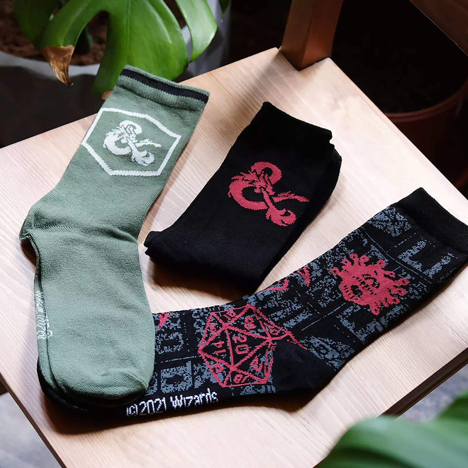 Dungeons & Dragons - Crew Socks 3-Pack