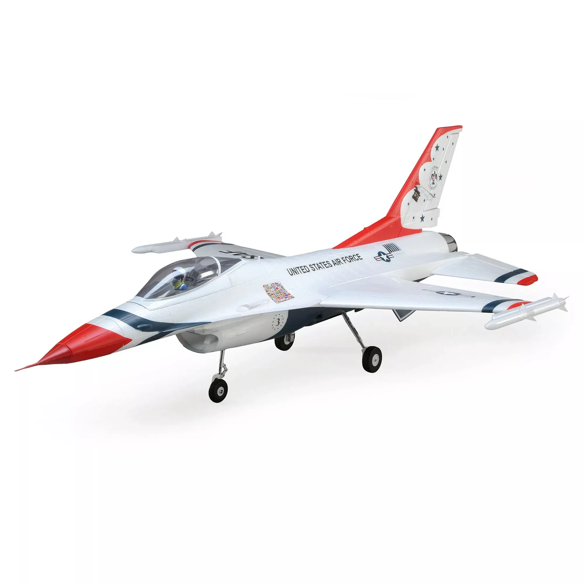 F-16 Thunderbirds 70mm EDF Jet BNF Basic (EFL178500)