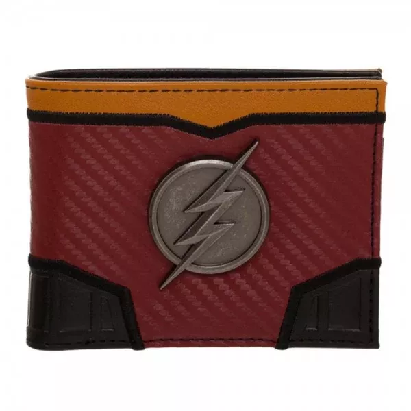 Flash Metal Badge Boxed Bi-Fold Wallet