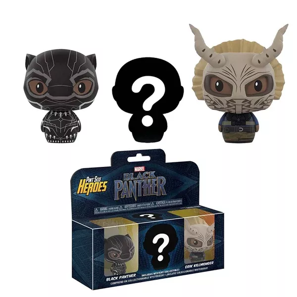 Funko Black Panther Pint Size Heroes 3 Pack Of Mini Figures Set