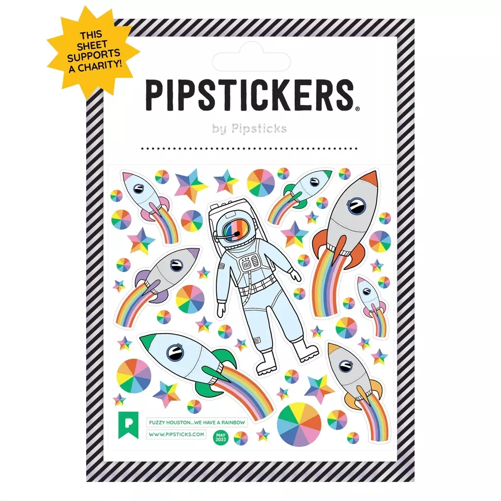 Fuzzy Houston... We Have A Problem Sticker Sheet