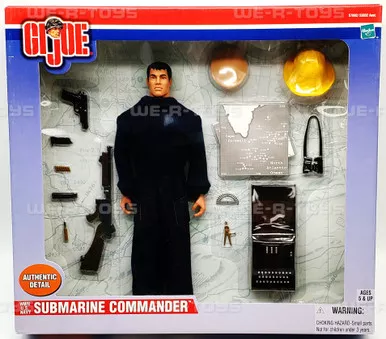 G. I. Joe WWII U.S. Navy Submarine Commander Figure 2000 Hasbro No. 57692 NRFB