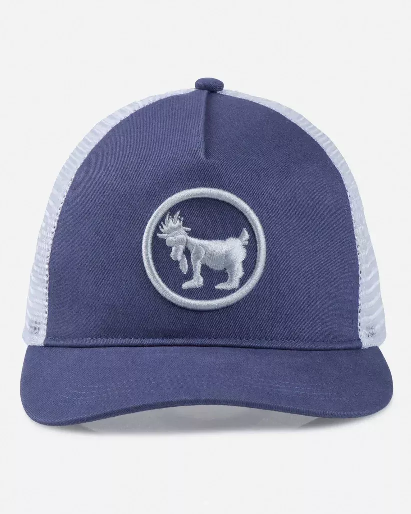 GOAT USA Navy Silhouette Trucker Hat