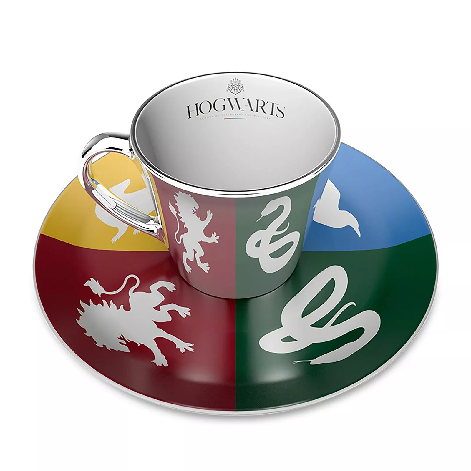 Harry Potter - House Crest Mirror Cup with Plate