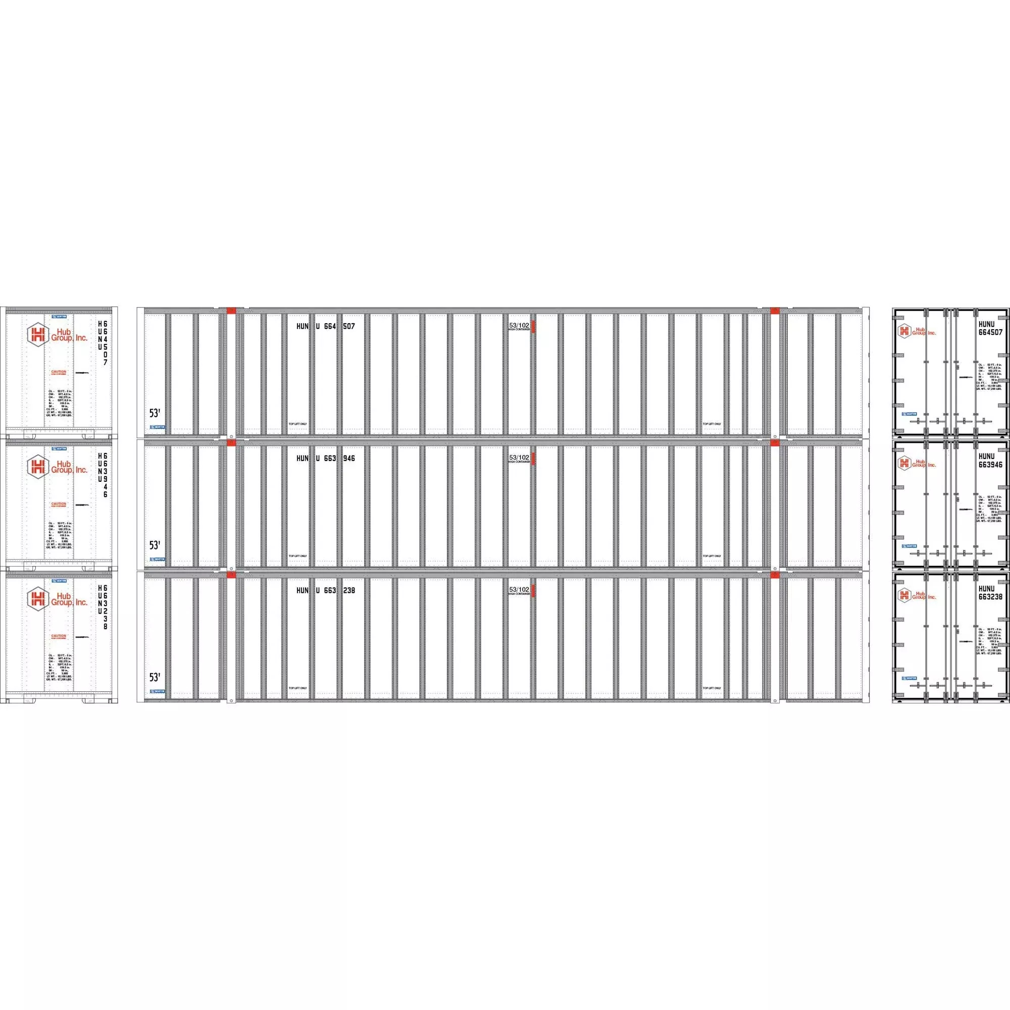 HO 53' Stoughton Container (ATH-2325)