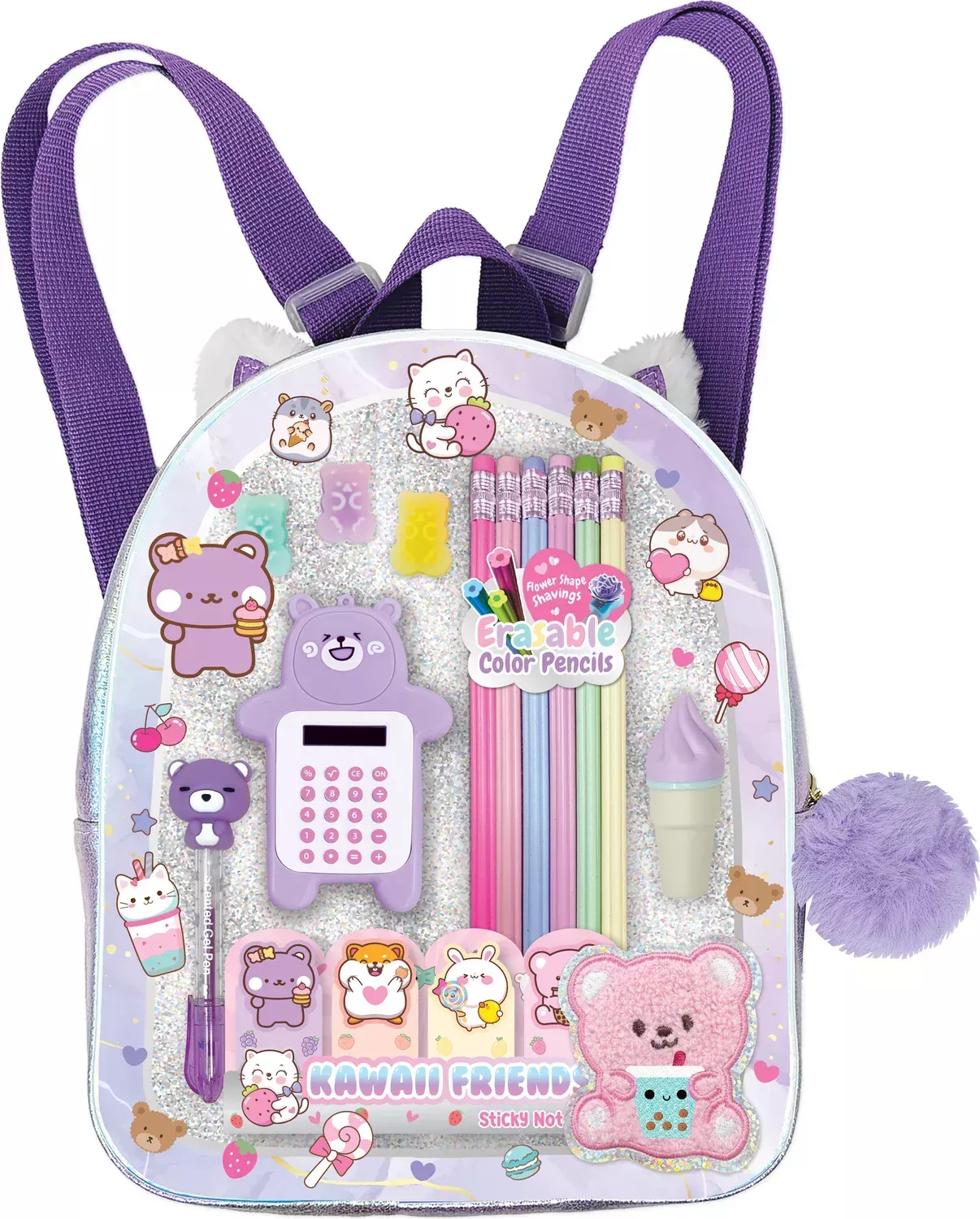 Hot Focus Writing Stash Mini Backpack, Critters