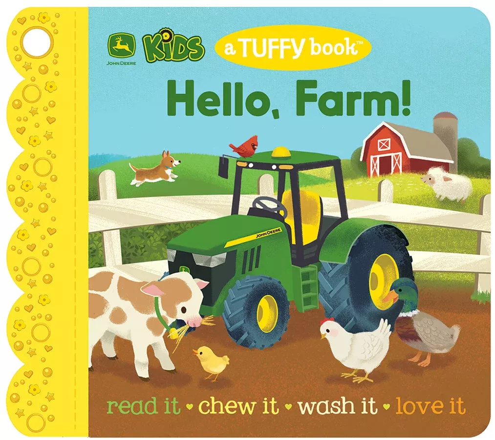 John Deere Kids Hello Farm Tuffy Book