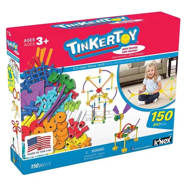 K'Nex Tinker Toy 150 Piece Essentials Building Set