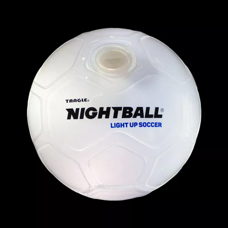 Light Up LED Soccer Ball - White