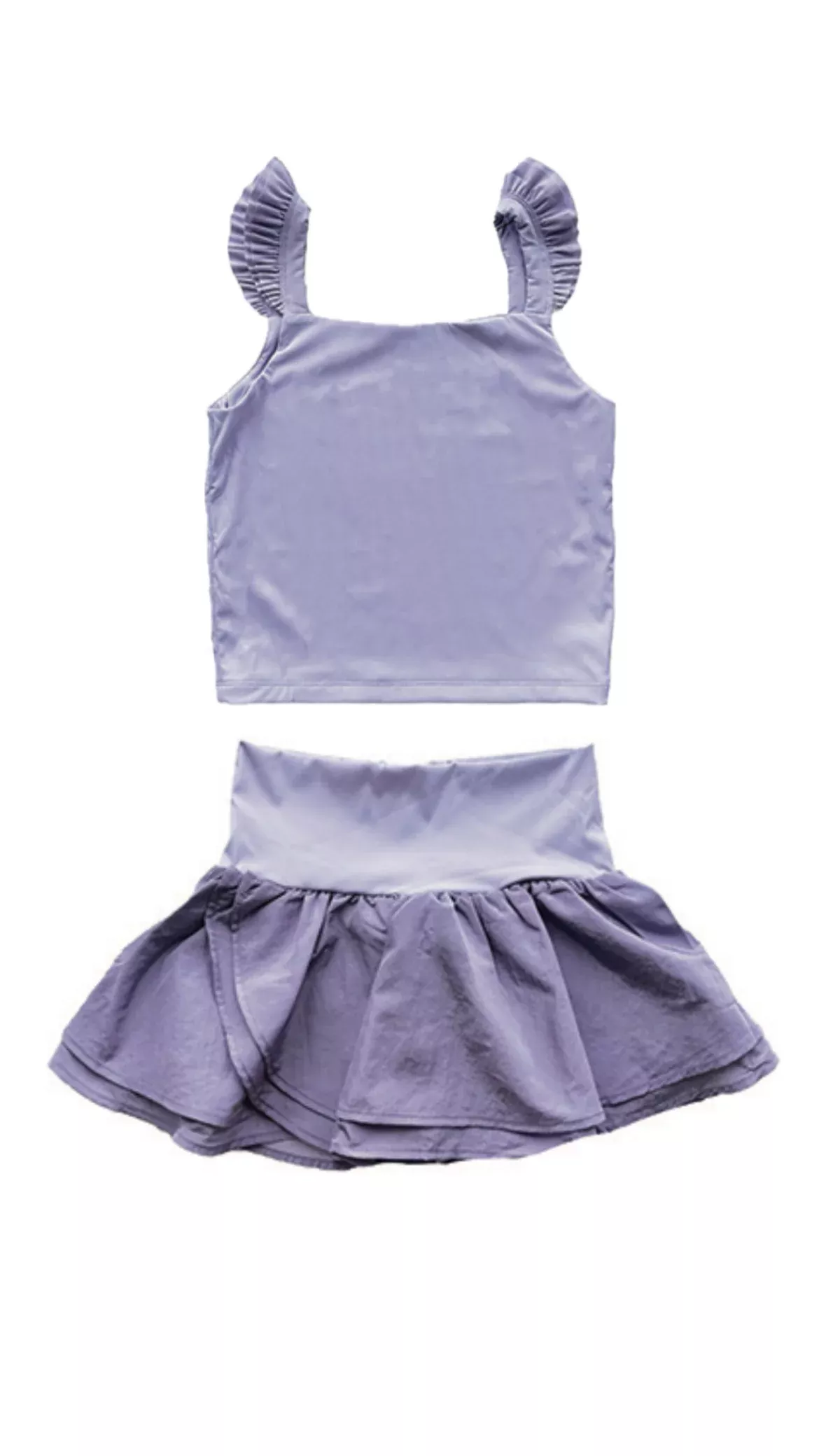 Little Olin Lavender 2Pc Skirt Set