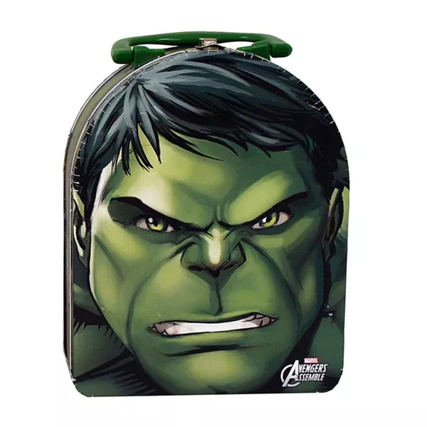 Marvel Avengers Hulk Shape Metal Tin Box