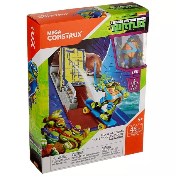Mega Construx Leo Sewer Skate Building Set