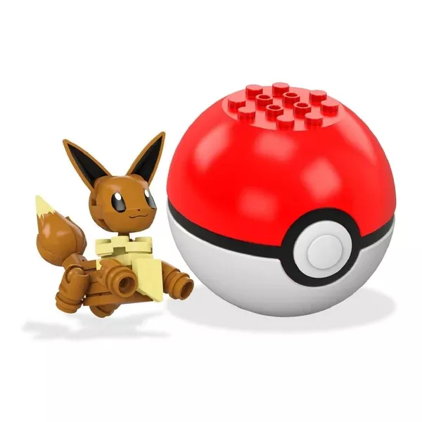 Mega Construx Pokemon Pokeball Eevee Building Set