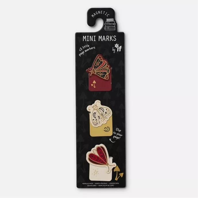 Moth Magnetic Bookmarks