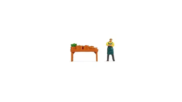 Noch 16500 - Tiny Scenes - Vegetable Stall (HO Scale)