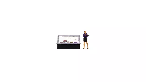 Noch 16510 - Tiny Scenes - Cake Display (HO Scale)