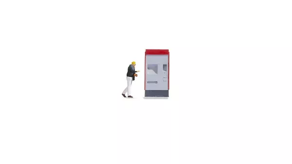 Noch 16529 - Tiny Scenes - On the Platform (HO Scale)