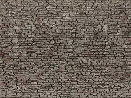 Noch 60371 HO Scale Structured Flexible 3-D Texture Sheet -- Quarrystone