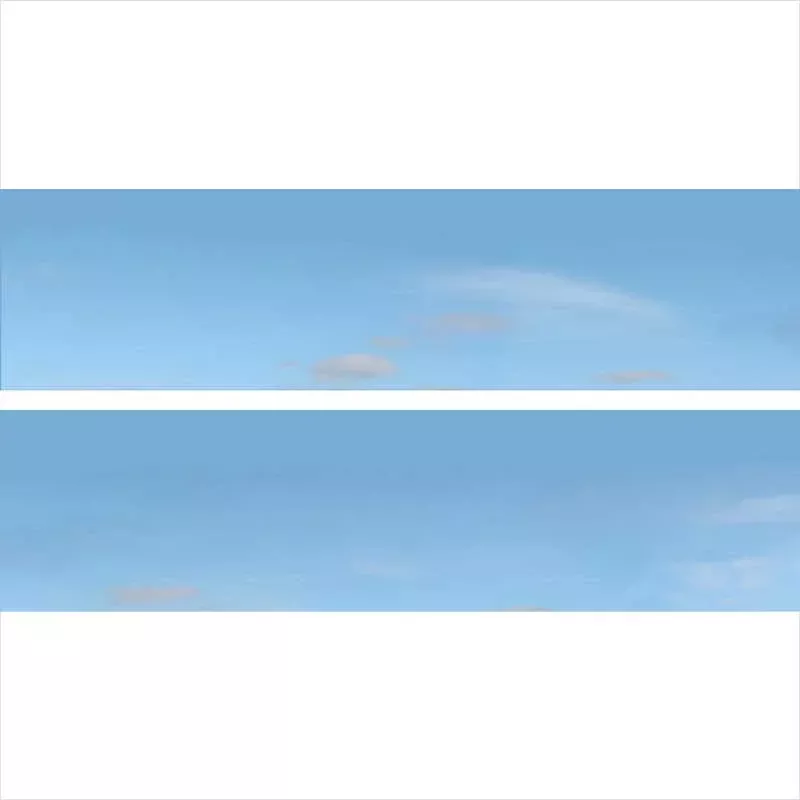 OO Scale Blue Sky Backscene - ID502A