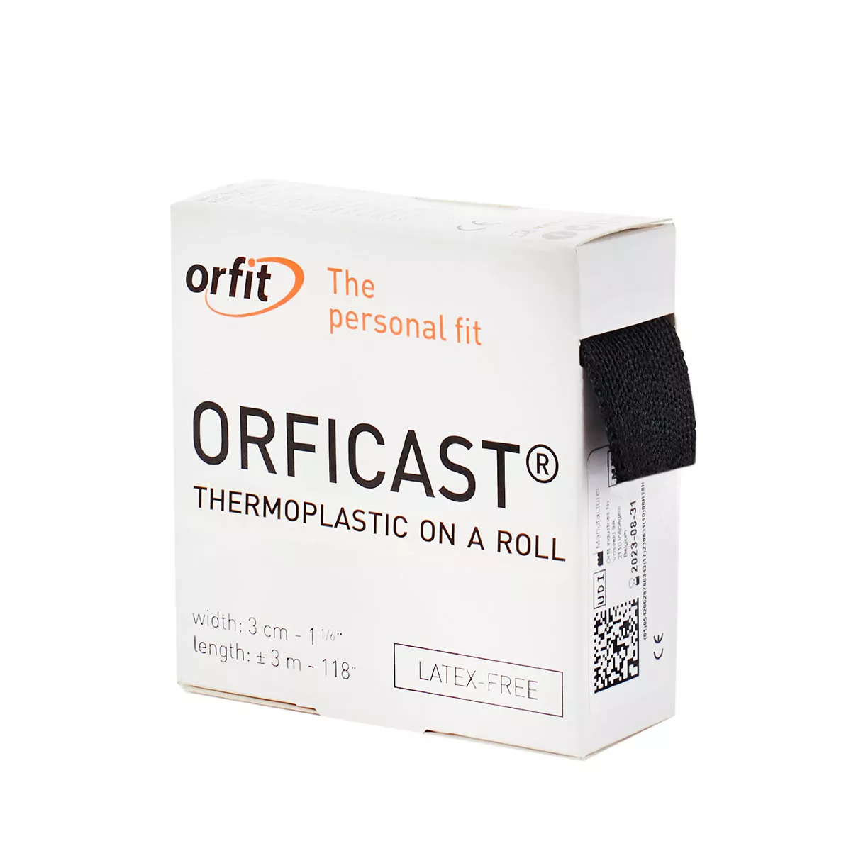 Orficast Thermoplastic Tape 1 x 9′ Black