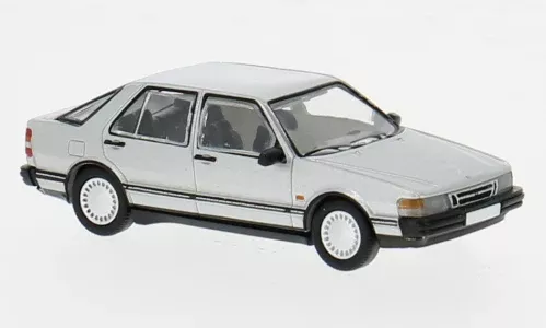 PCX870190 - Saab 9000 CC - Silver 1985 (HO Scale)