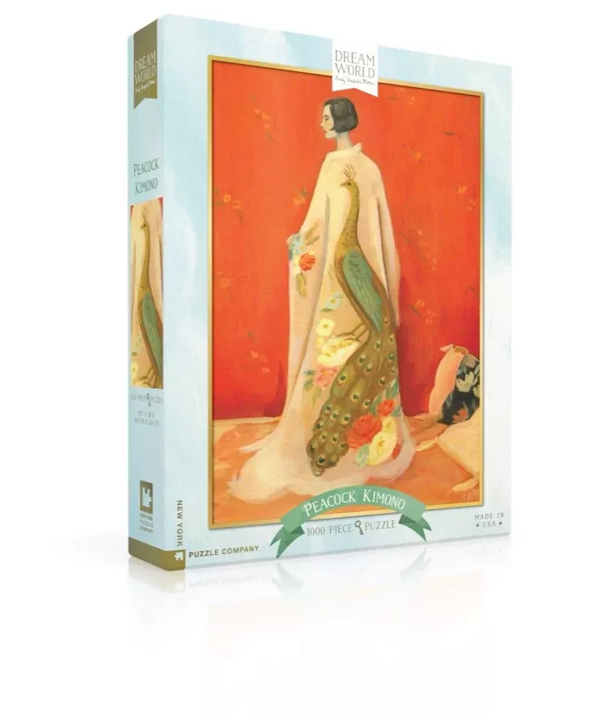 Peacock Kimono (1000 Piece) Puzzle
