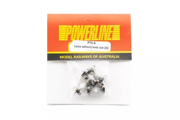 PTS-6 - T Class Wheelsets with Gears (HO Scale)