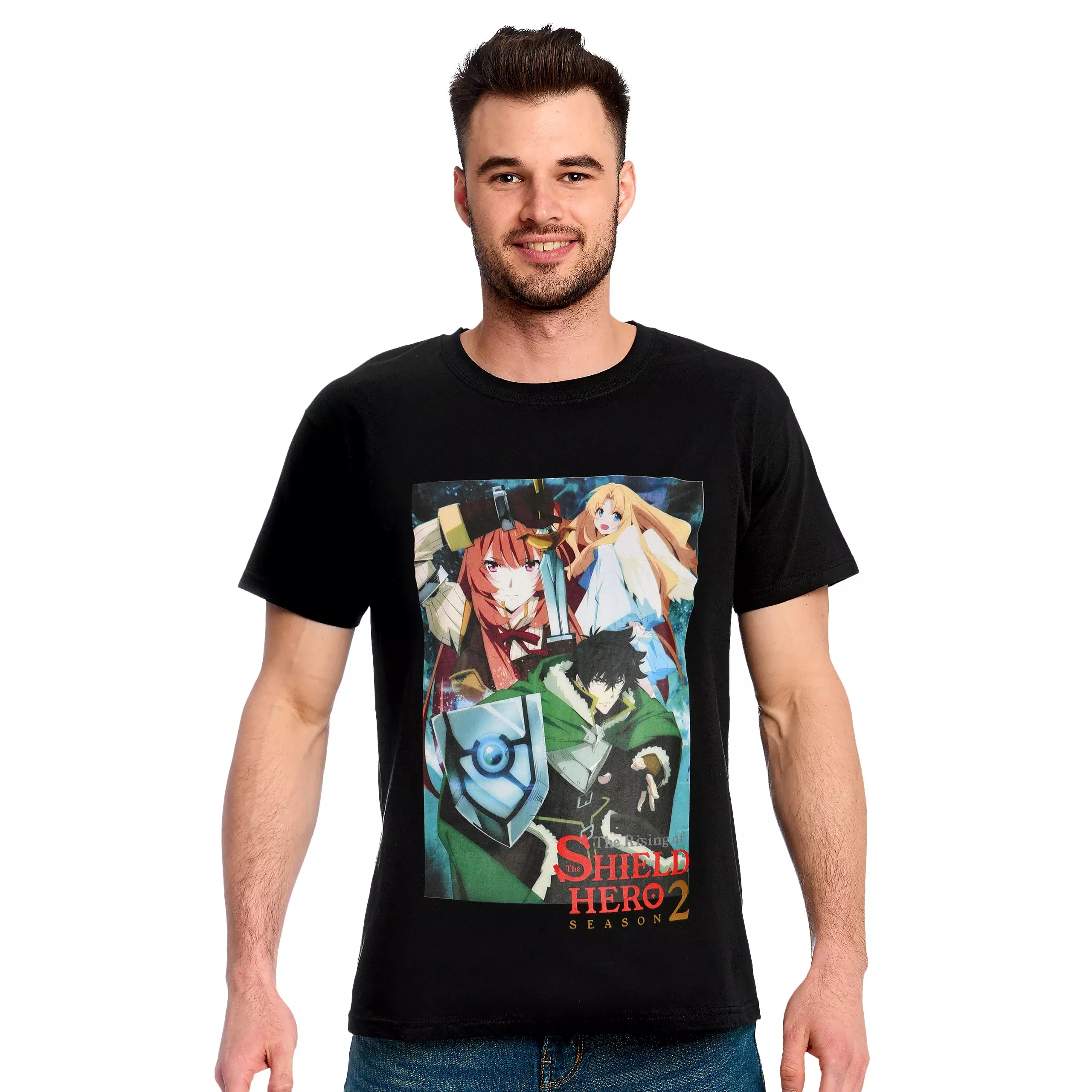 Rising of the Shield Hero - Crew T-Shirt Black