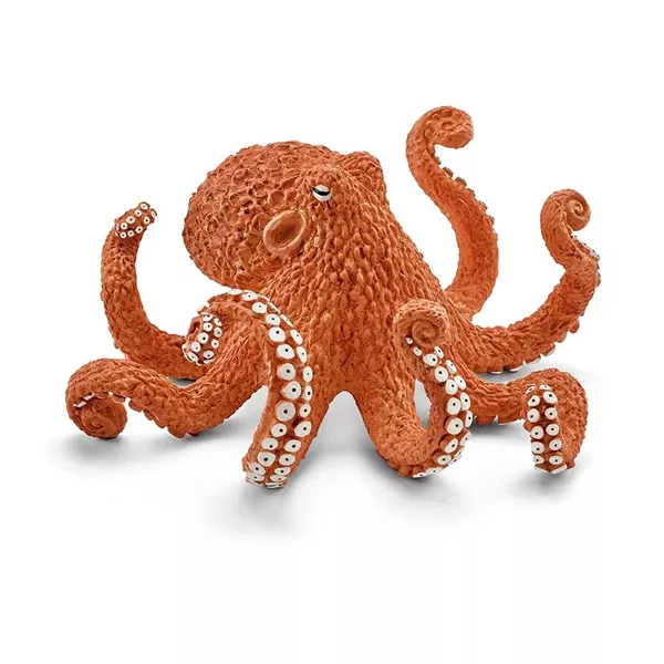 Schleich Octopus Orange Figure