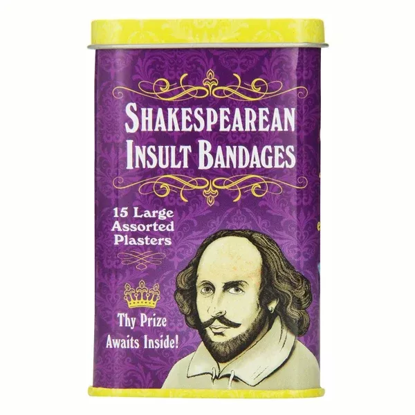 Shakespearean Insult 15 Large Assorted Bandages