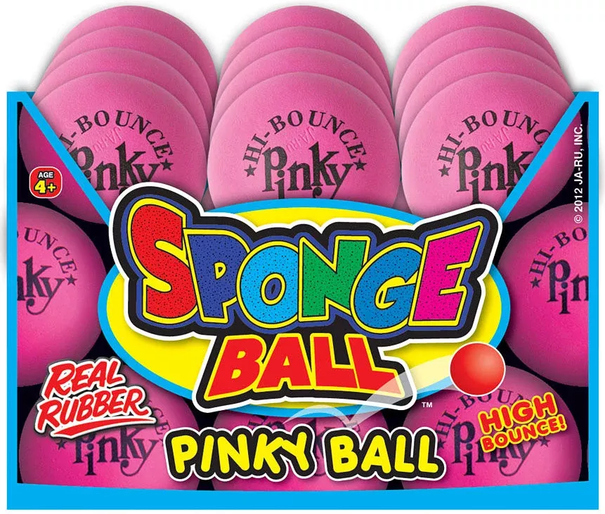 Single Pinky Sponge Ball Squeeze Toy